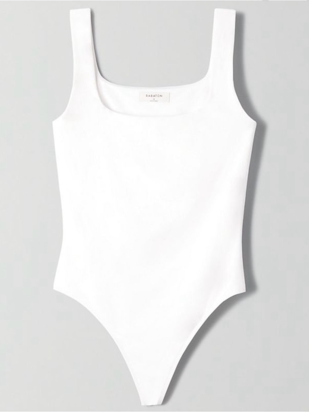 Babaton Contour White One-Piece body suit / tank top